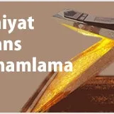 A brown-toned design featuring the text İlahiyat Lisans Tamamlama and an open book on a bookstand.