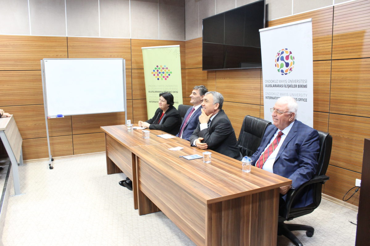 Uzaktan E\u011fitim Merkezinde Balkan \u00d6\u011frencilerle Rekt\u00f6r\u00fcm\u00fcz Biraraya Geldi - OM\u00dc Uzaktan E\u011fitim Merkezi